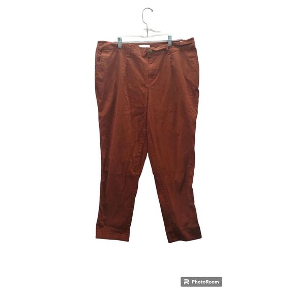Est. 1946 Brown Orange Rustic high rise jeans 18W - Picture 1 of 6